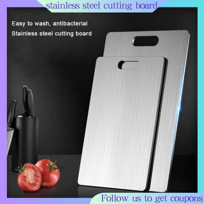 Stainless Premium Steel Cutting Board Kitchen Tools Chopping