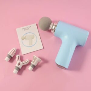 ARG Healthcare Mini Gun Massager for Pain Relief | 5 in 1 Mini Body Massager Gun | 6 Speed Full Body Muscle Relaxer